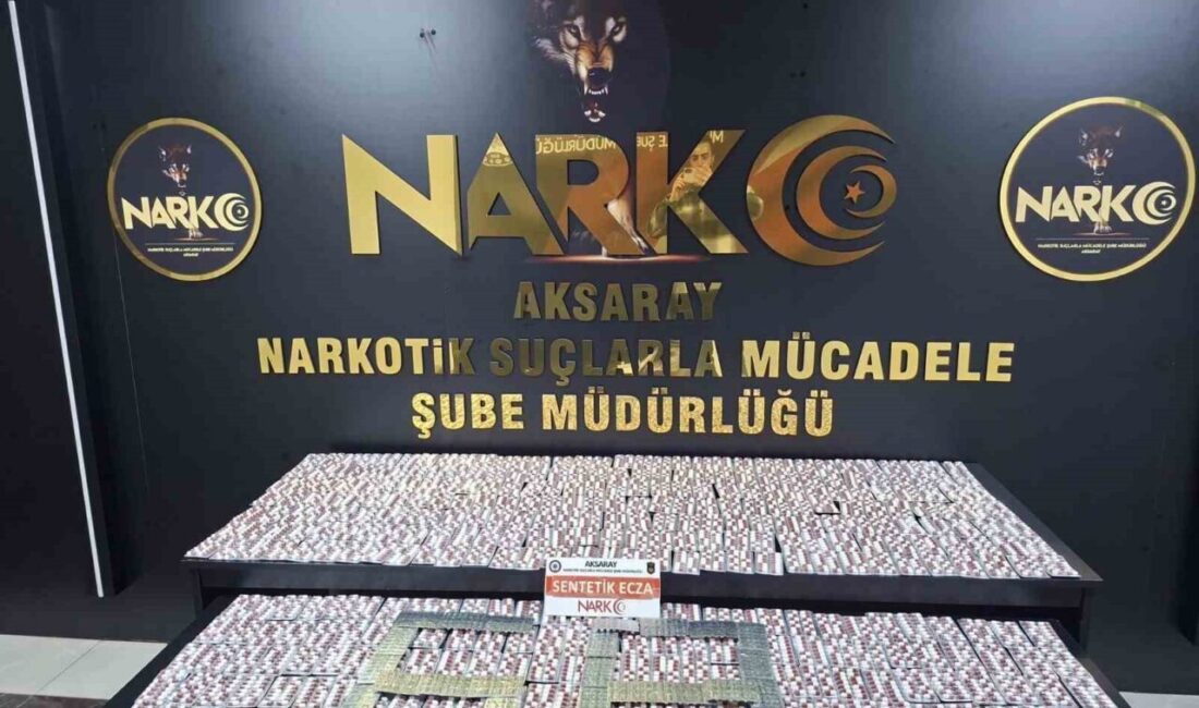 Aksaray’da narkotik ekiplerince uyuşturucu tacirlerine yönelik 10 ayrı adrese eş