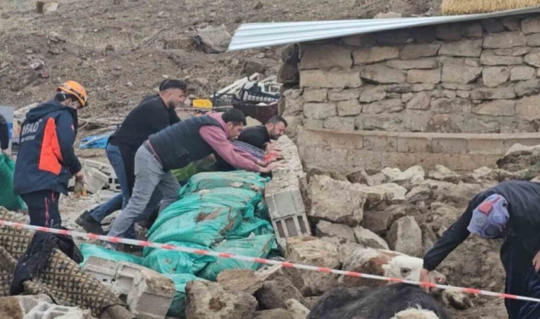 Aksaray’da şiddetli yağmur yağışı ve etkili olan rüzgar nedeniyle içerisinde