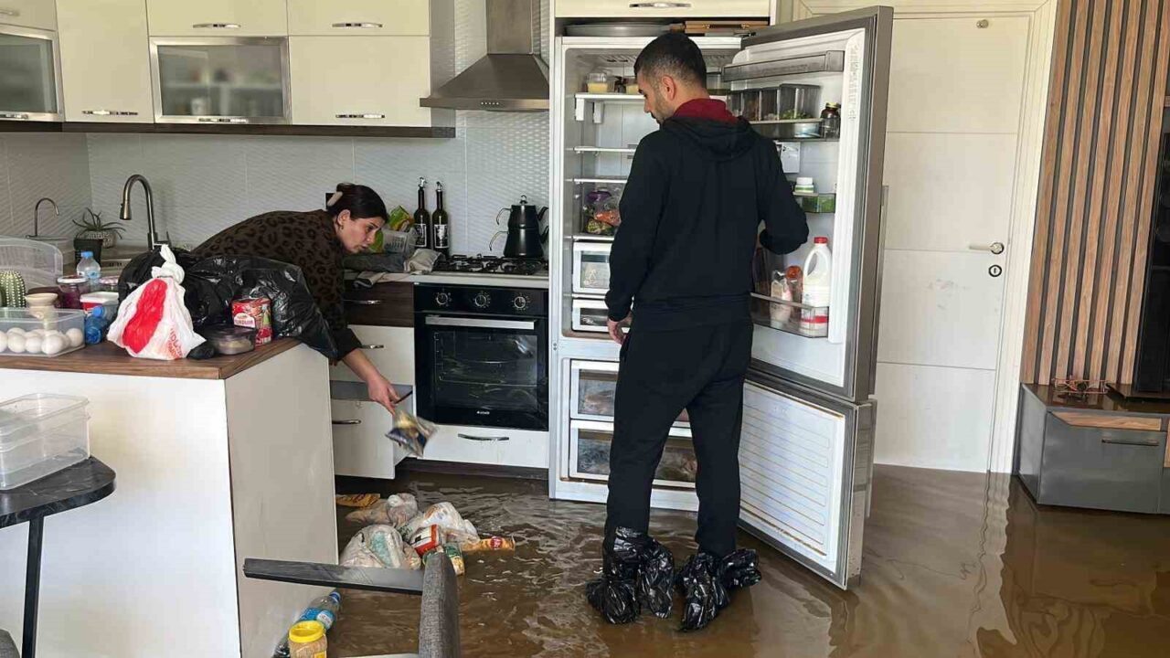 Antalya’nın Alanya ilçesinde aralıksız devam eden yağışların ardından Dim Barajı