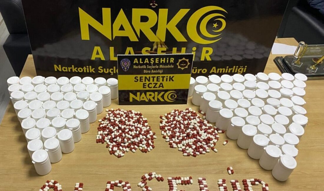 MANİSA (İHA) – Manisa’nın Alaşehir ilçesinde durdurulan araçta 5 bin