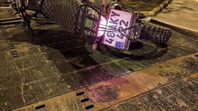 Isparta’nın Yalvaç ilçesinde gece saatlerinde meydana gelen motosiklet kazasında sürücü