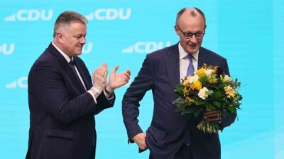 Almanya Başbakanı Friedrich Merz, Stuttgart kentinde gerçekleştirilen Hristiyan Demokrat Birlik