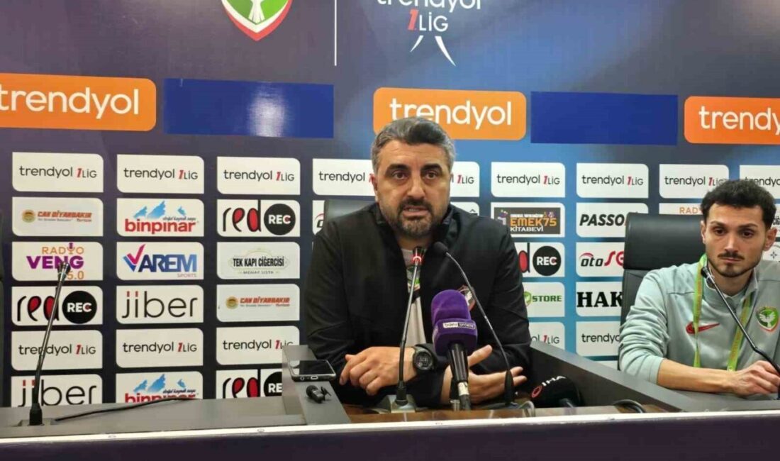 Trendyol 1. Lig’in 25. haftasında oynanan Amed Sportif Faaliyetler-Sakaryaspor maçının