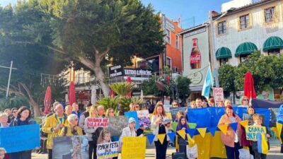 Ukrayna-Rusya savaşının 4. yılında Antalya’da yaşayan Ukraynalı vatandaşlar bir araya