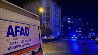 Konya’da bir apartmanın 1. katında yapılan böcek ilaçlaması sonucu apartmanda