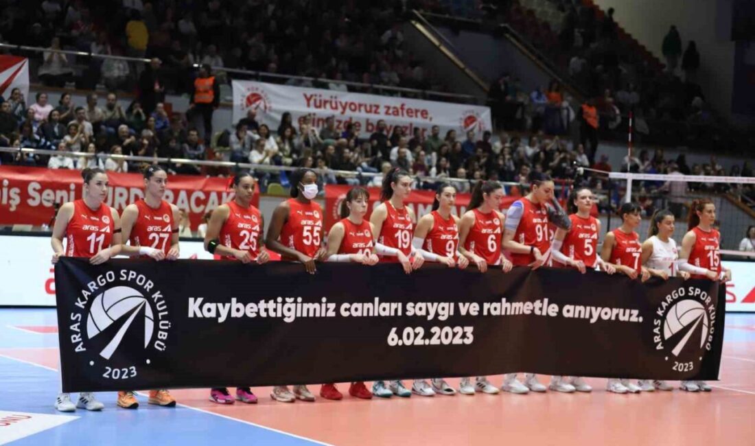 Aras Kargo Spor Kulübü, 7 Şubat’ta İzmir’de Eczacıbaşı Dynavit’ le