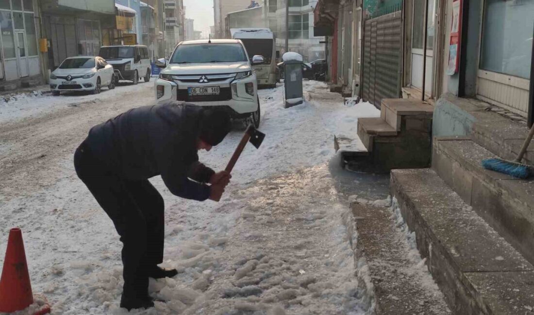 Ardahan’da kar yağışının ardından etkili olan dondurucu soğuklar yaşamı olumsuz