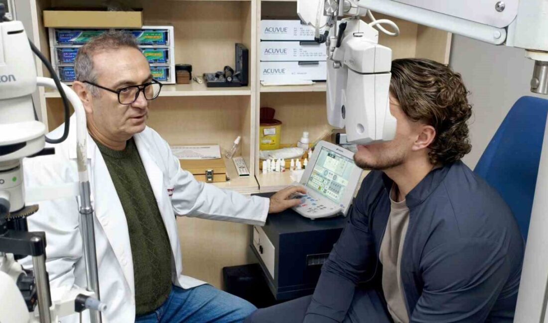 Hollanda’dan Türkiye’ye ilk kez gelen Mick Berends, sağlık kontrolünden geçmek