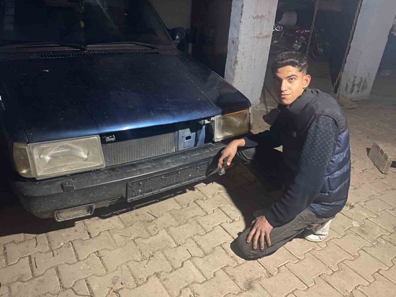 Antalya’da sabah işe giderken arkadaşına selam vermek için kornaya basan