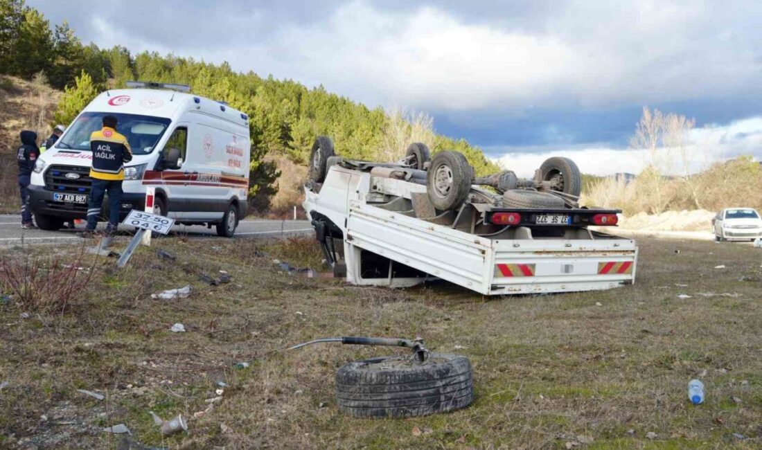 Kastamonu’da alkollü şekilde kullandığı kamyonetin şarampole devrilmesi sonucu bir kişinin