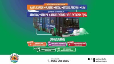Samsun Atakum Belediyesi’nin “Bütçeye Katkı Olsun, Çevreye Katkı Olsun” sloganıyla