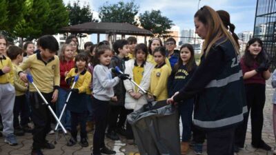 Samsun’un Atakum Belediyesi, çevre temizliği konusunda farkındalık oluşturmak amacıyla anlamlı