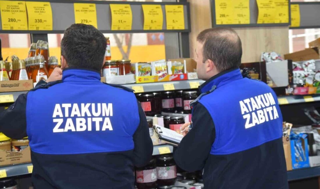 Samsun’un Atakum Belediyesi Zabıta ekipleri Ramazan ayı öncesi kent genelindeki