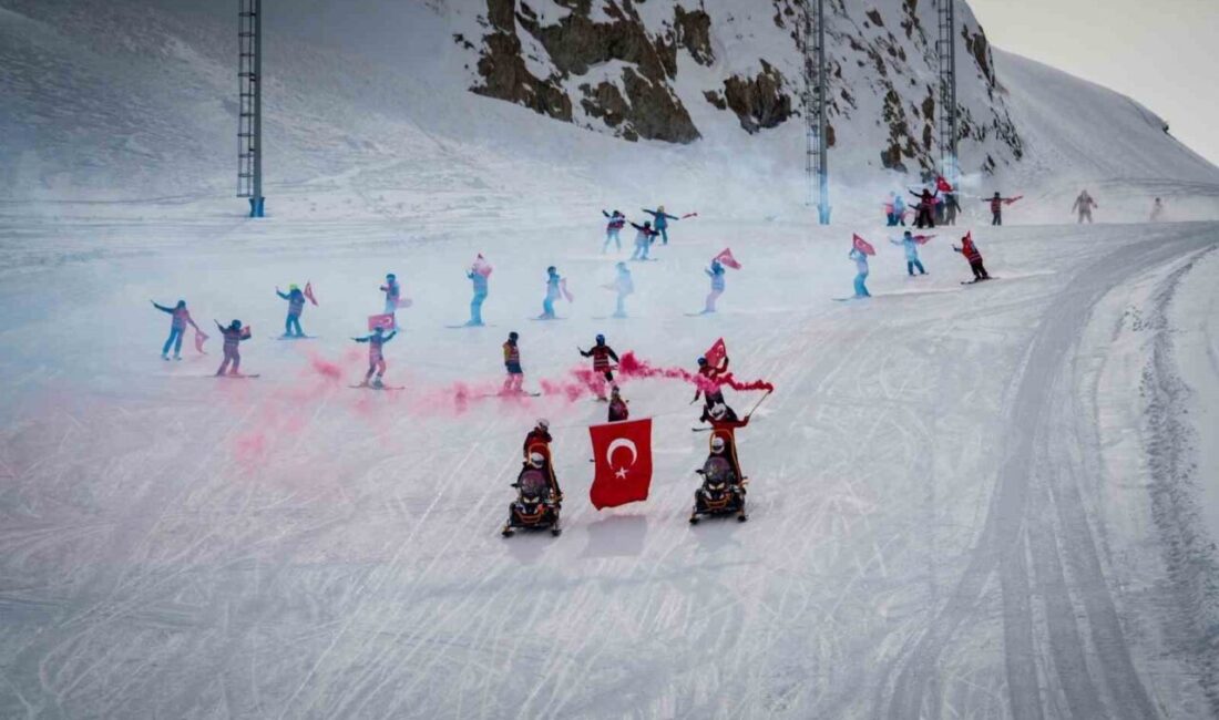 Avrupa Kış Sporları Haftası kapsamında Hakkâri’de düzenlenen etkinlikler, Mergabütan Kayak