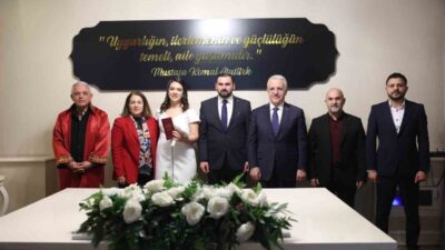 Aybay ve Yıldırım ailelerinin evlatları Elif İrem Aybay ve Alper