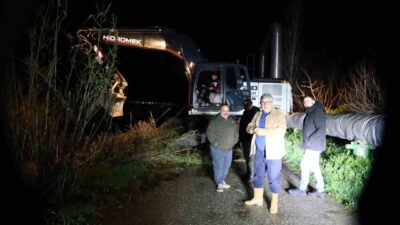 Aydın’da günlerdir etkili olan yağışların ardından, Büyük Menderes Nehri’nden sonra