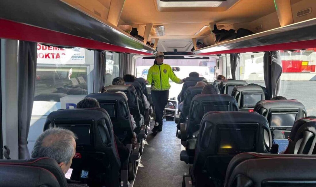 Aydın İl Emniyet Müdürlüğü Trafik Denetleme Şube Müdürlüğü ekiplerince şehirlerarası