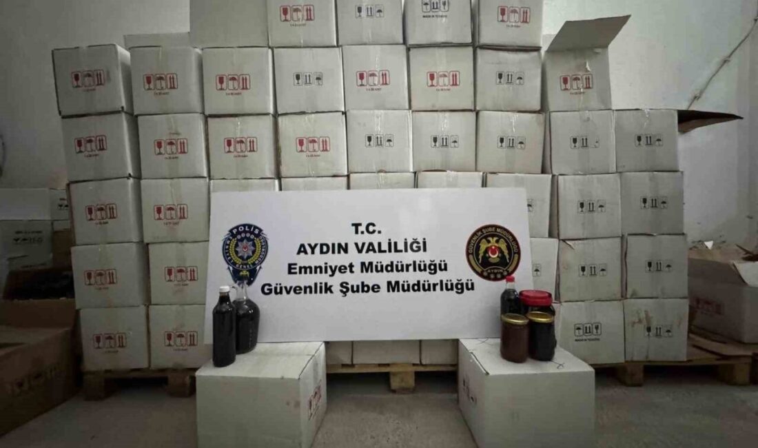 Aydın’ın Nazilli ilçesinde sahtecilik faaliyetlerinin önlenmesine yönelik yürütülen çalışmalar kapsamında