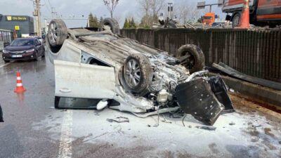 Kocaeli’de 5 saat önce meydana gelen kazanın ardından aynı yerde