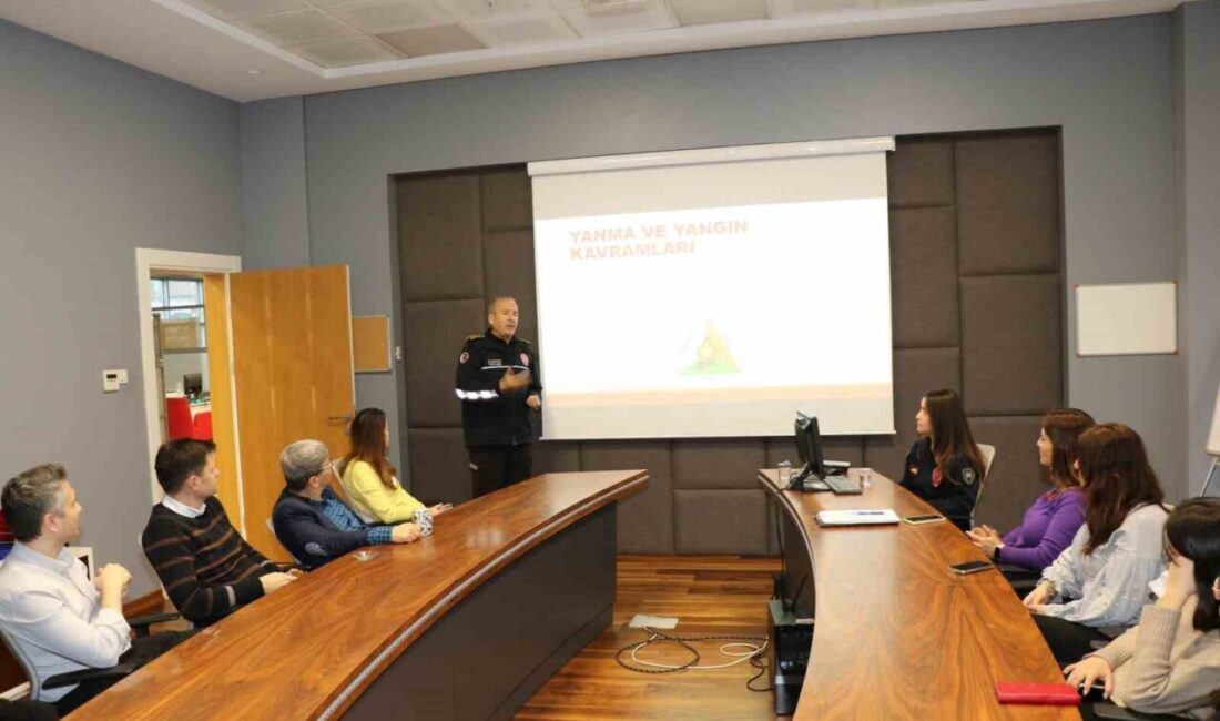 Aydın Ticaret Odası (AYTO) personeline muhtemel yangınlara karşı alınacak önlemler