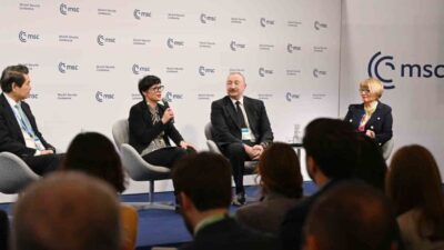 Azerbaycan Cumhurbaşkanı İlham Aliyev, Almanya’da düzenlenen Münih Güvenlik Konferansı kapsamında