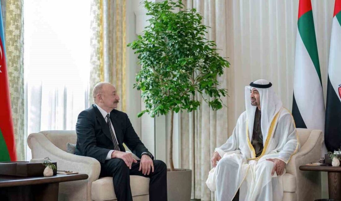 Azerbaycan Cumhurbaşkanı İlham Aliyev, Birleşik Arap Emirlikler (BAE) Devlet Başkanı