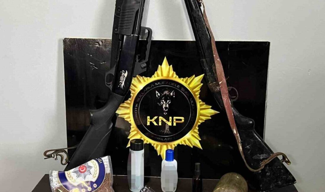 Kırklareli’nin Babaeski ilçesinde polis ekiplerince düzenlenen operasyonda bir miktar uyuşturucu