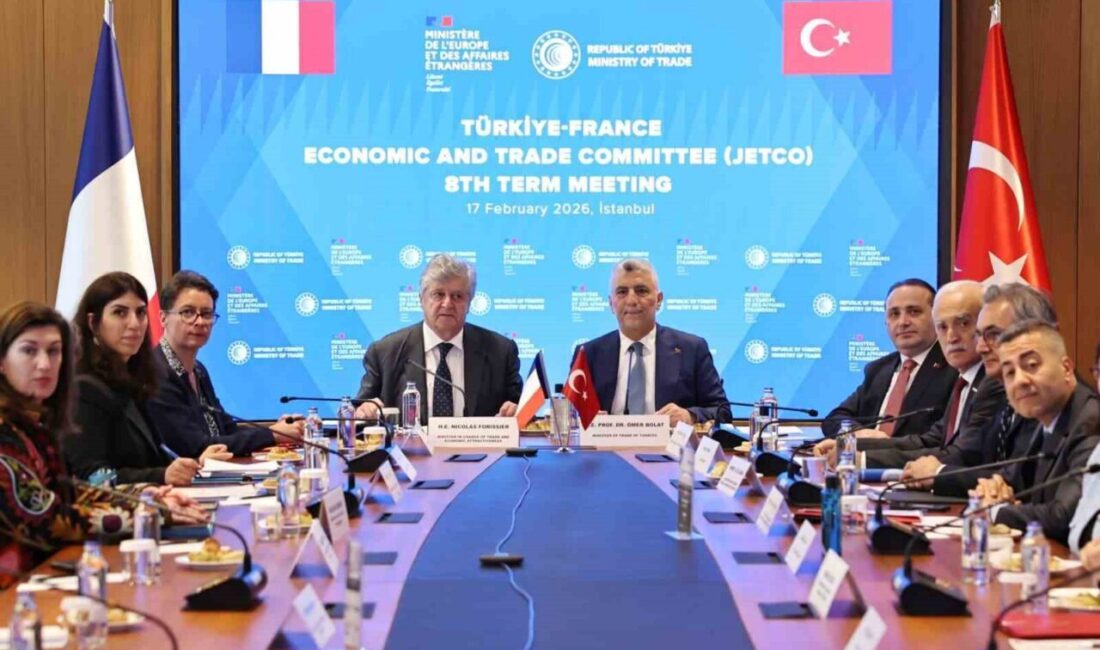 Türkiye-Fransa 8’inci dönem JETCO toplantısı Ticaret Bakanı Ömer Bolat ve