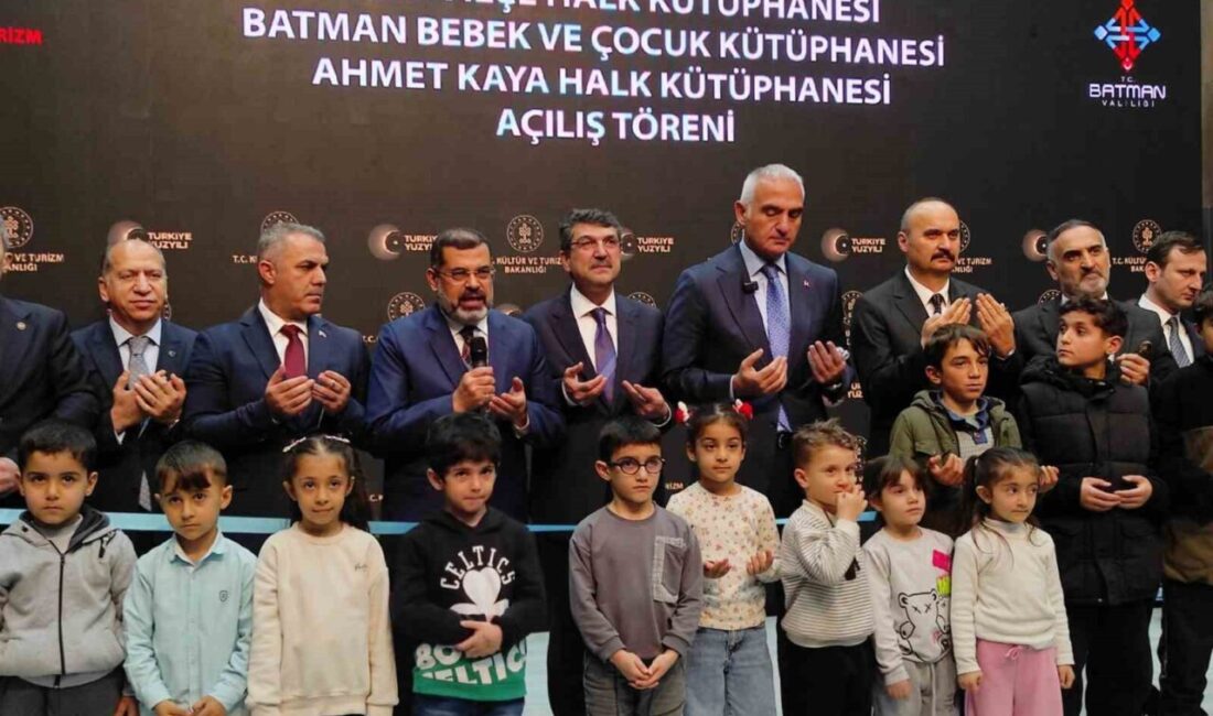 Kültür ve Turizm Bakanı Mehmet Nuri Ersoy, Batman’ın Sason ilçesinde