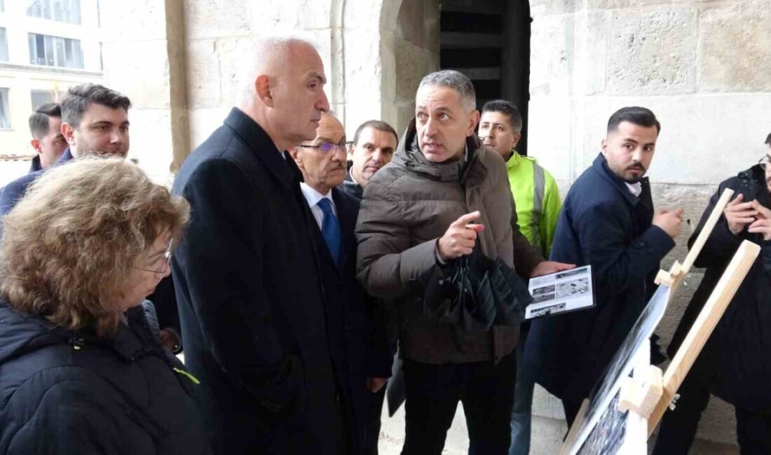 Kültür ve Turizm Bakanı Mehmet Nuri Ersoy, Malatya’da onarımı devam