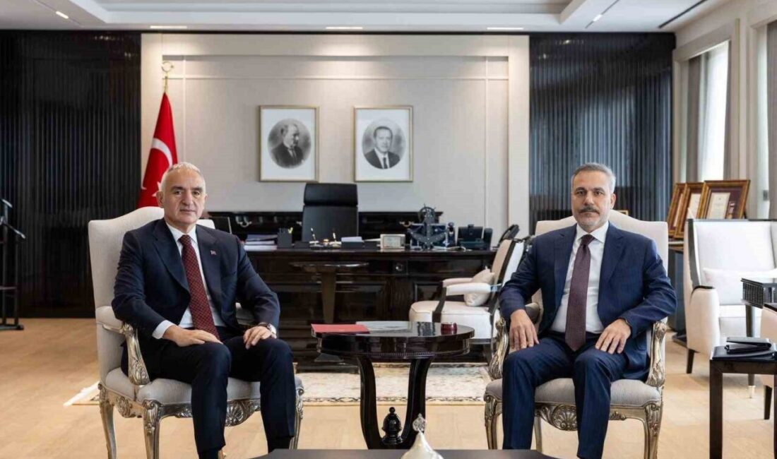 Dışişleri Bakanı Hakan Fidan, Kültür ve Turizm Bakanı Mehmet Nuri