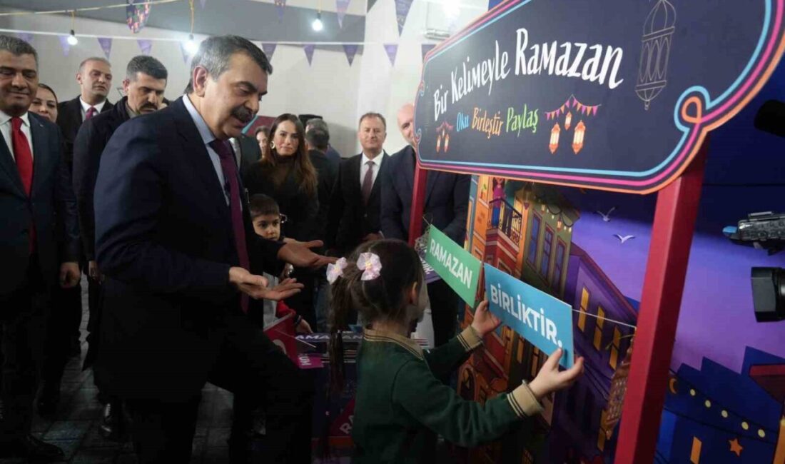 Milli Eğitim Bakanı Yusuf Tekin, “Maarifin Kalbinde Ramazan Şenlikleri” kapsamında,