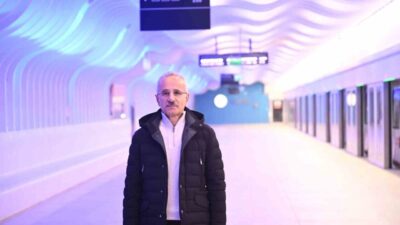 Ulaştırma ve Altyapı Bakanı Abdulkadir Uraloğlu, “Türkiye’nin en hızlı metrosu,