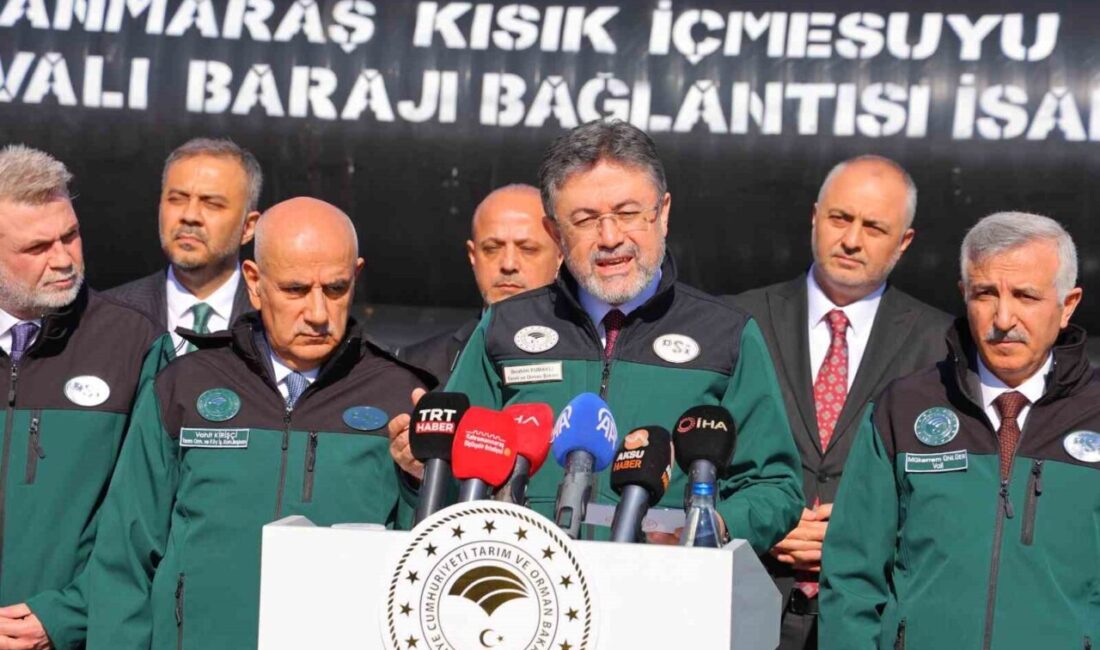 Tarım ve Orman Bakanı İbrahim Yumaklı, içme ve kullanma suyunu