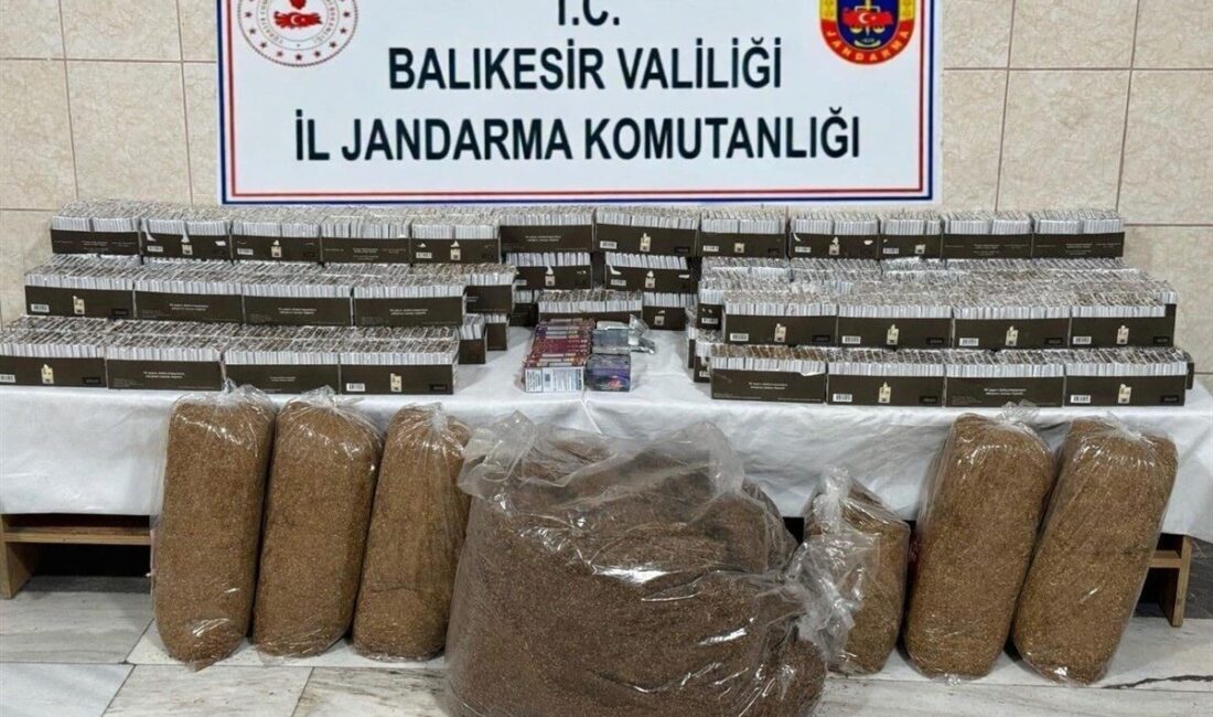 Balıkesir İl Jandarma Komutanlığınca, kaçakçılık ve organize suç olaylarına yönelik