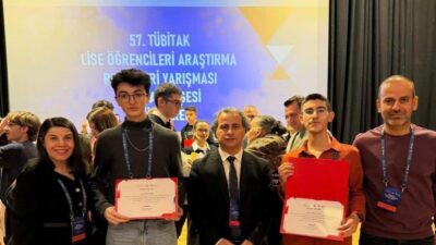 Balıkesir’in Burhaniye ilçesinde, öğrenciler TUBİTAK 2204 A Lise Öğrencileri Araştırma