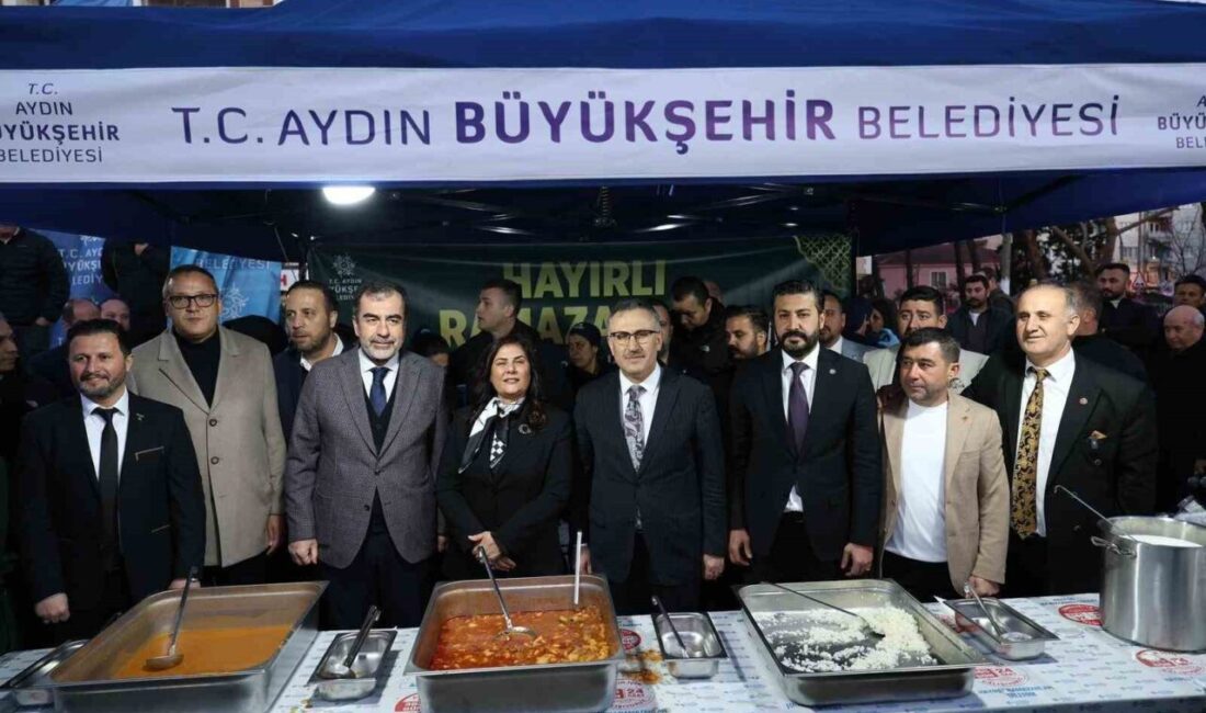 Aydın Büyükşehir Belediyesi tarafından düzenlenen iftar programları, Ramazan ayının bereketini
