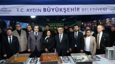 Aydın Büyükşehir Belediyesi tarafından düzenlenen iftar programları, Ramazan ayının bereketini