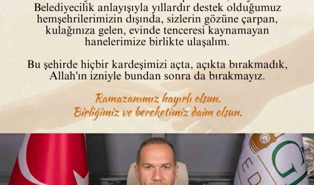 Niğde Belediye Başkanı Emrah Özdemir; yaklaşan Ramazan ayı öncesinde şehirdeki
