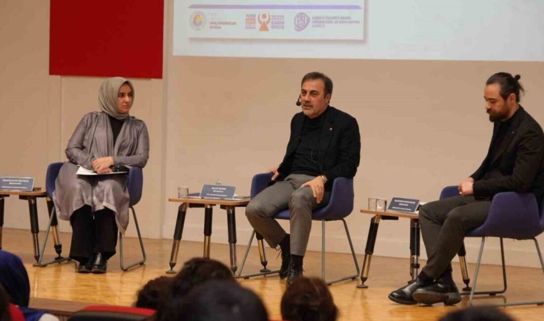 Genç girişimcilerle bir araya gelen Konya Ticaret Odası (KTO) Başkanı