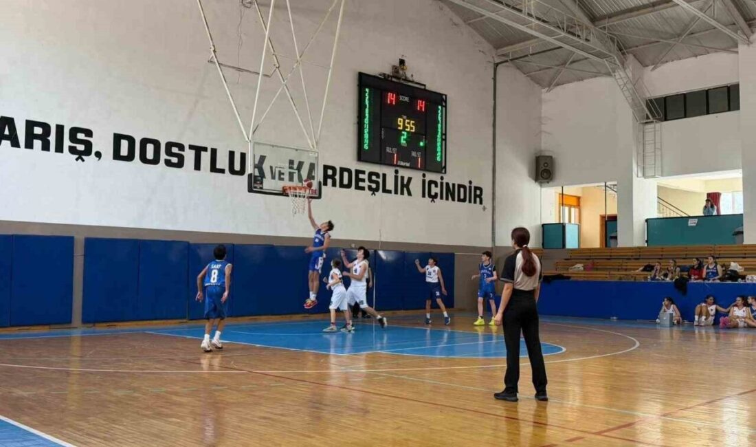 Aydın’da gerçekleştirilen basketbol il birinciliği müsabakaları, kıyasıya mücadeleye sahne olan