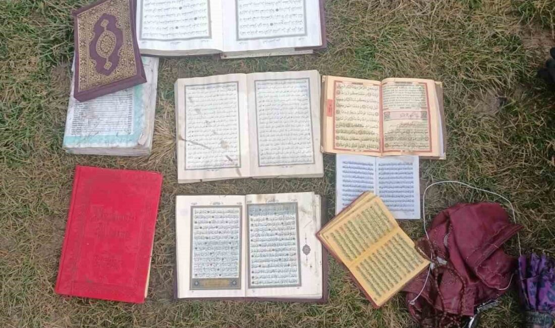 Batman’da İluh Deresine atıldığı belirlenen Kur’an-ı Kerim ve dini içerikli
