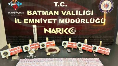 Batman’da düzenlenen uyuşturucu operasyonunda yakalanan 5 şahıs tutuklandı. Batman Cumhuriyet