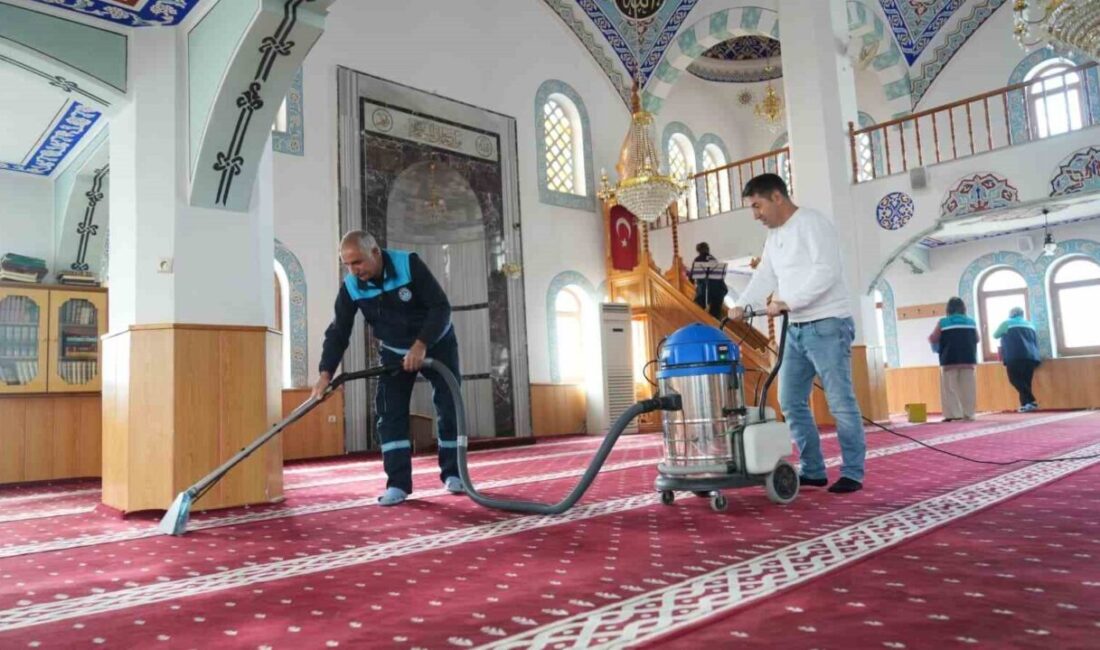 Battalgazi Belediyesi, Ramazan ayı öncesinde ilçe genelindeki camilerde kapsamlı temizlik