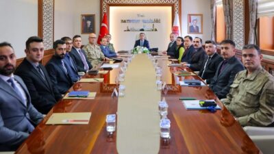 Bayburt Valisi Mustafa Eldivan başkanlığında Genişletilmiş İl Güvenlik ve Asayiş