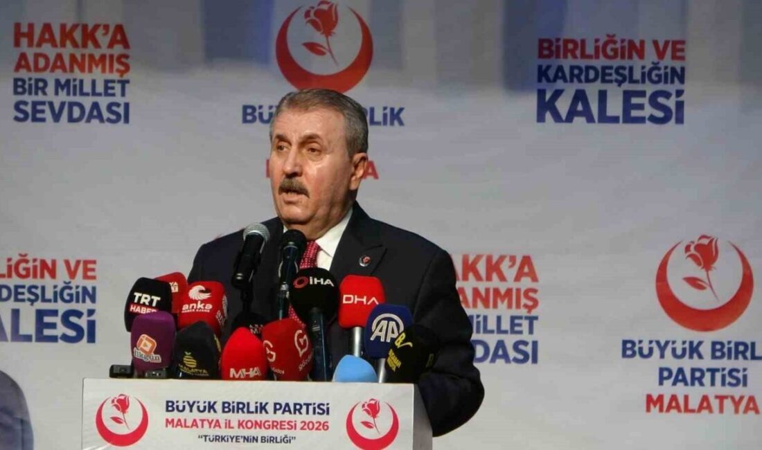 Büyük Birlik Partisi (BBP) Genel Başkanı Mustafa Destici, partisinin Malatya