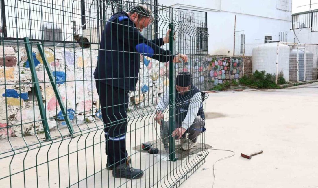 Bodrum Belediyesi, ilçedeki okulların eğitim ortamlarını iyileştirmek amacıyla bakım, onarım