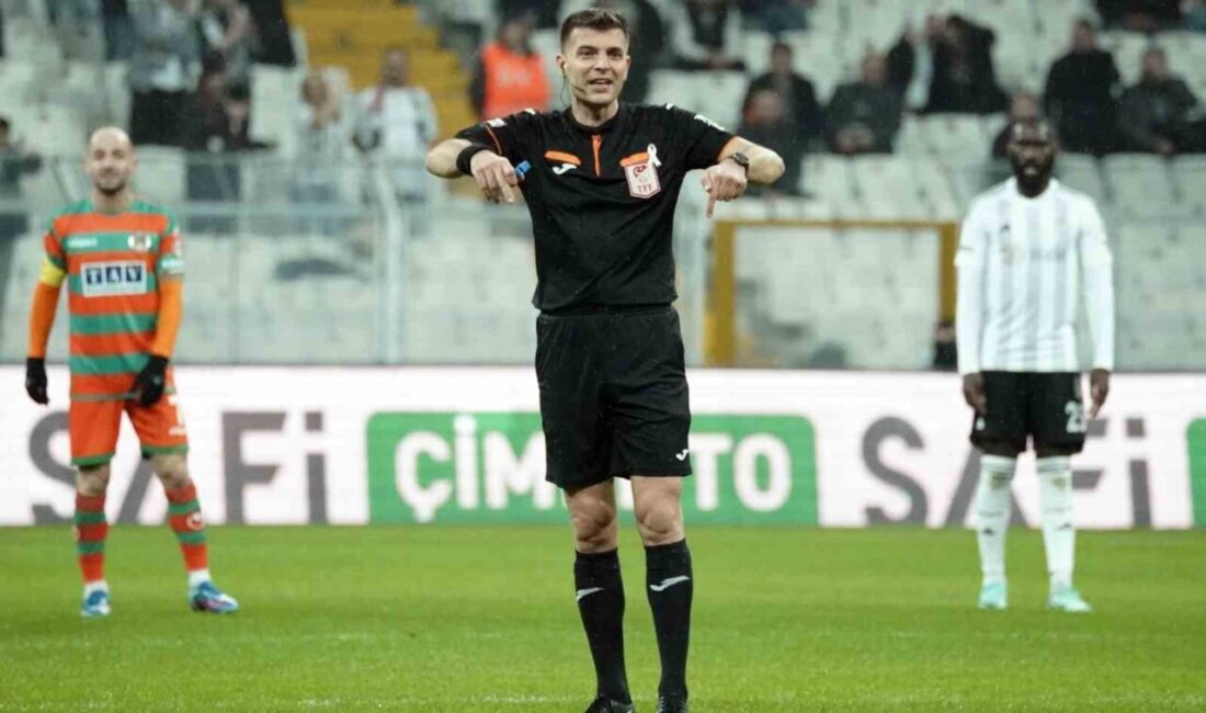Trendyol Süper Lig’de bugün oynanacak Beşiktaş-Corendon Alanyaspor maçının Video Yardımcı