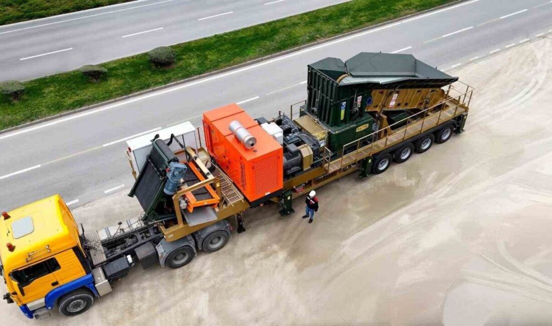 Kentsel dönüşüm sahalarındaki beton atıkların yerinde geri dönüştürülmesi amacıyla tasarlanan,
