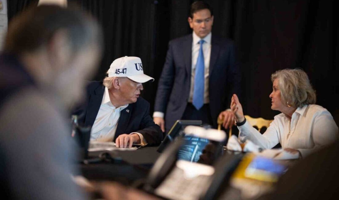 Beyaz Saray, ABD Başkanı Donald Trump’ın İran’a yapılan saldırıyı takip